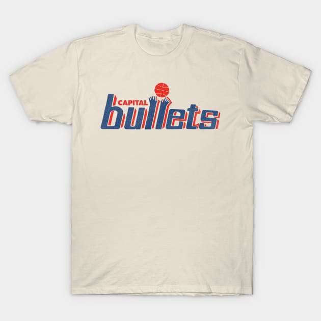 Defunct Capital Bullets Basketball Team T-Shirt by Defunctland